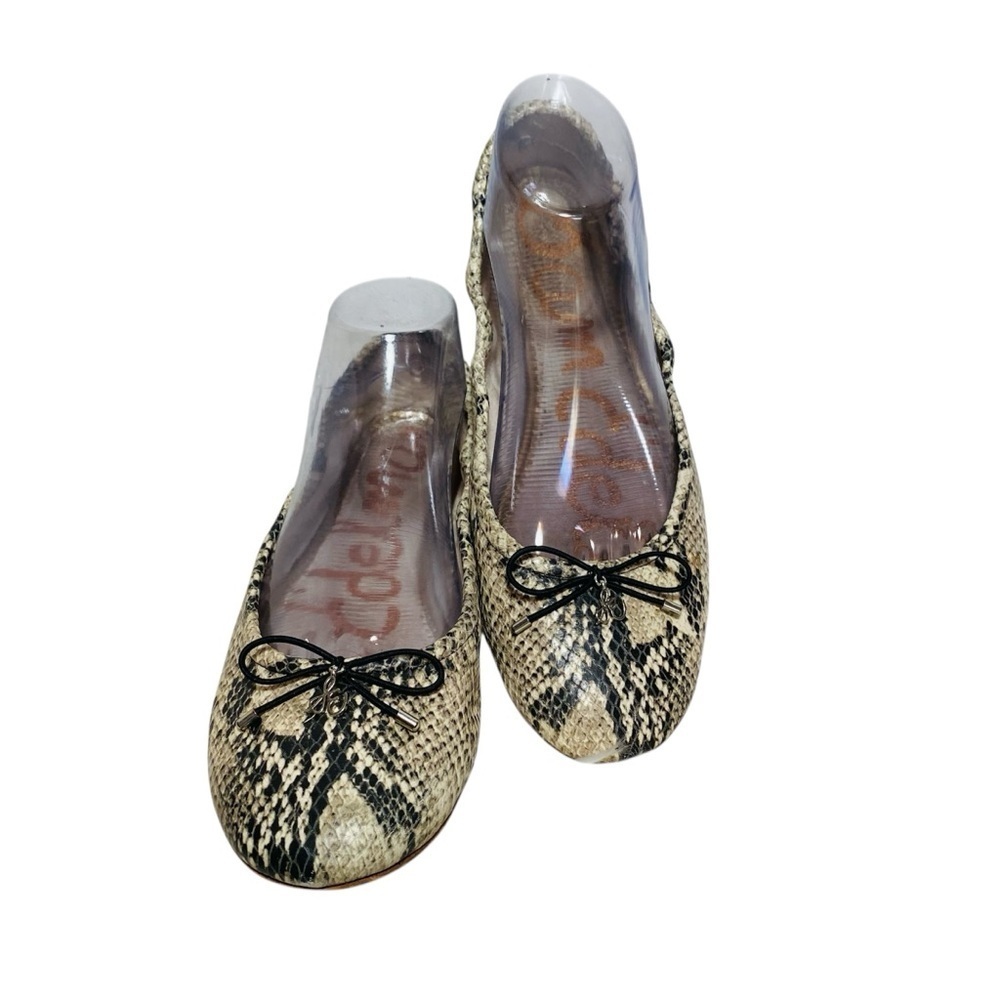 Sam Edelman Women's Felicia Snakeskin Ballet Flats Shoes Sz-9.5